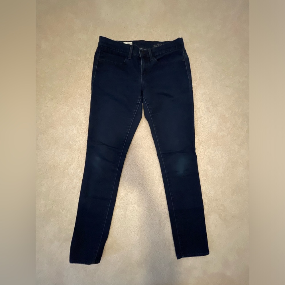 GAP 1969 Always Skinny Jeans in dark blue wash